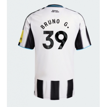 Billige Fotballdrakt Newcastle United Bruno Guimaraes #39 Replika Hjemmedrakt 2025-26 Kortermet